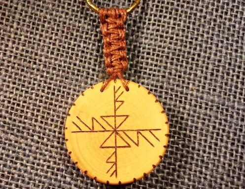 Rune amulet Mill for financial well-being