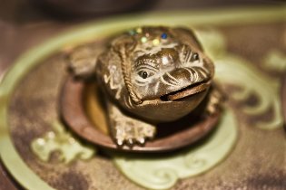 Amulet-toad for good luck and wealth